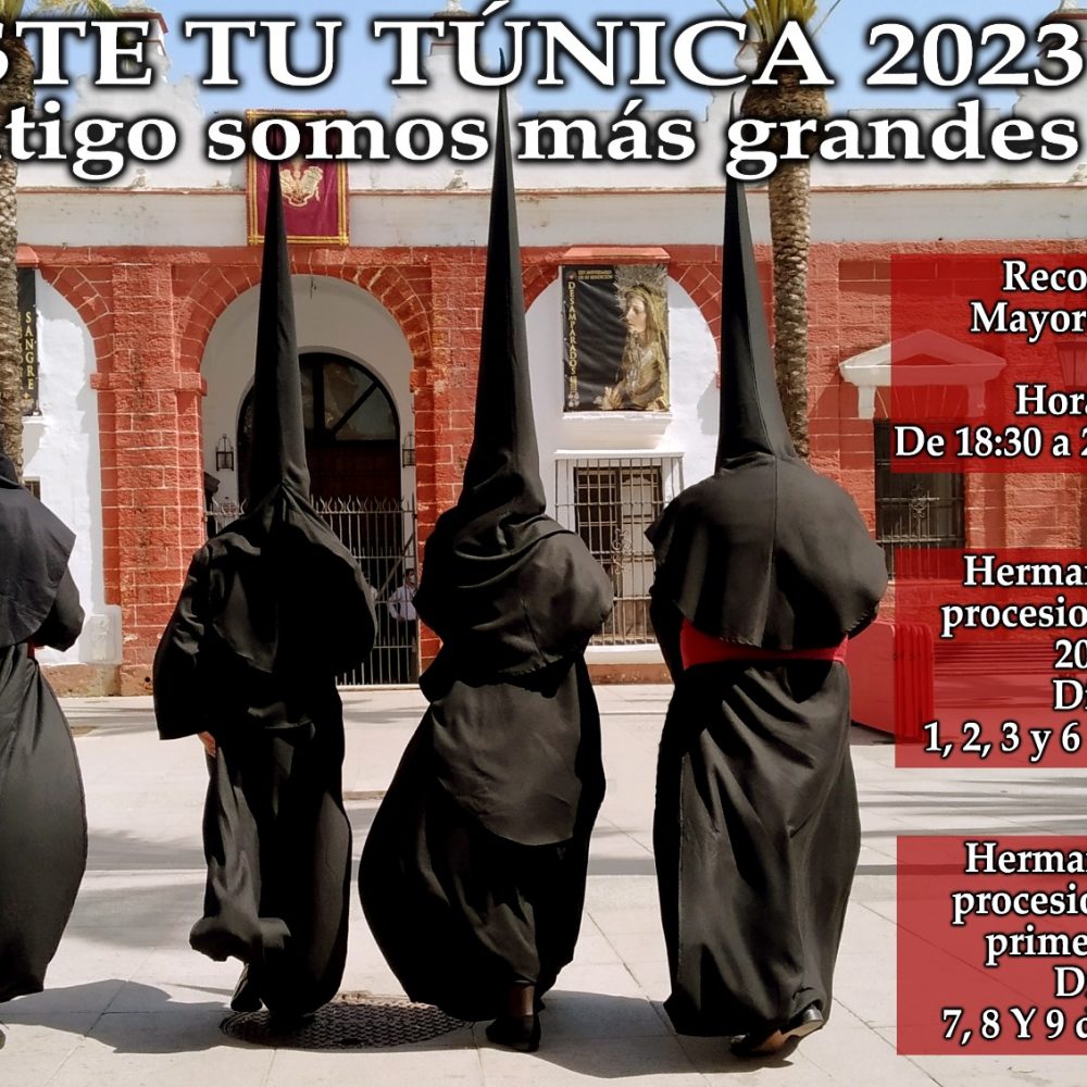 ¡Viste tu túnica!