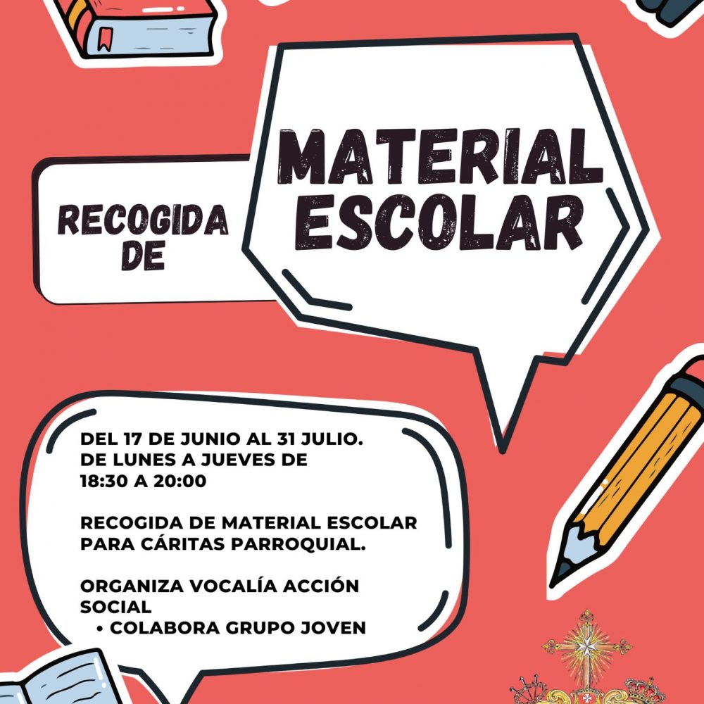 Campaña de recogida de material escolar 2024