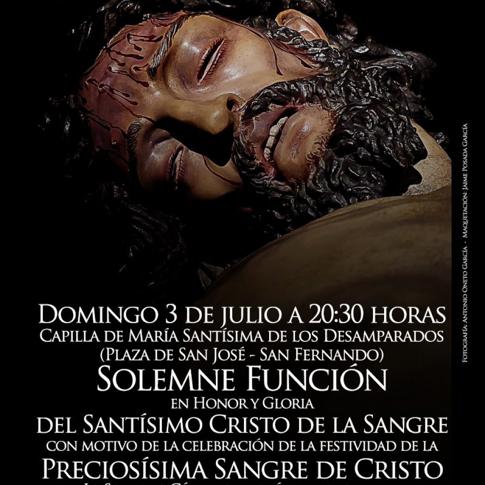 Función del Santísimo Cristo de la Sangre